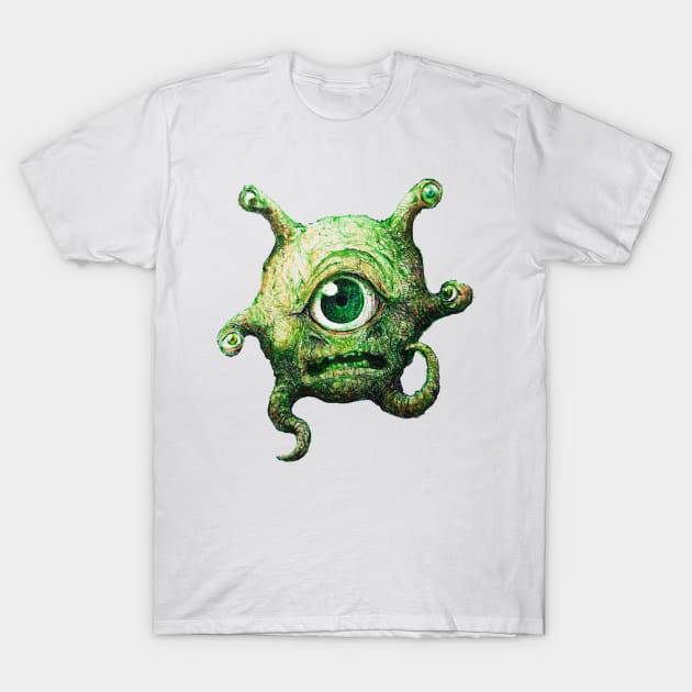 The Beholder Green Version M.W. T-Shirt by artbyst